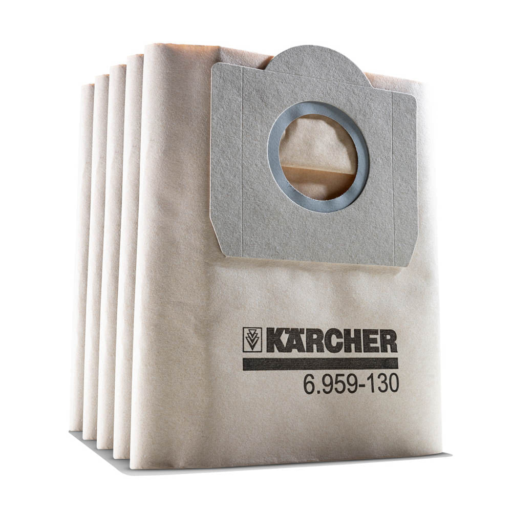 Paquete de 10 bolsas de polvo A 2201/2204/2504 de repuesto para aspiradora  Karcher WD3 WD3P en seco y húmedo