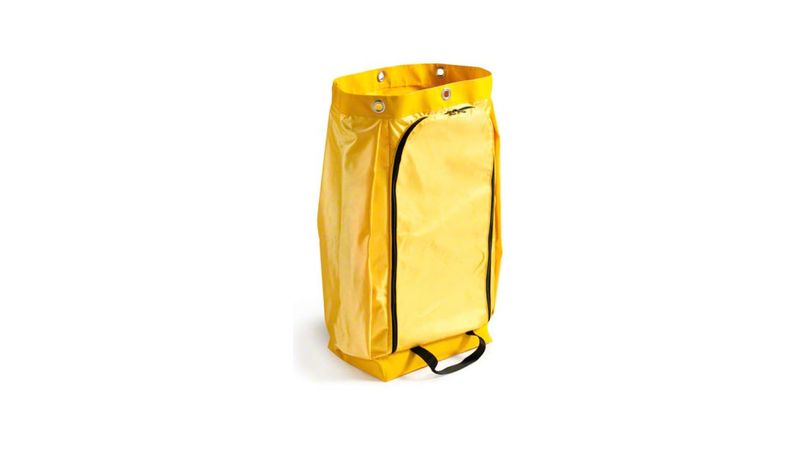 ACC Alpha bolsa amarilla en tela plastificada 120L con cierre y logo Herramientas de Limpieza Manual