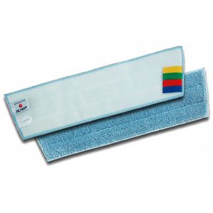 Mopa de microfibra "Micro - activa" con velcro / celeste para superficies 30 CM