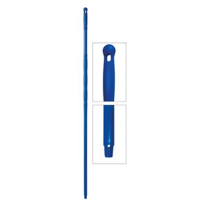 Palo flexible de plastico azul con rosca 145CM HACCP